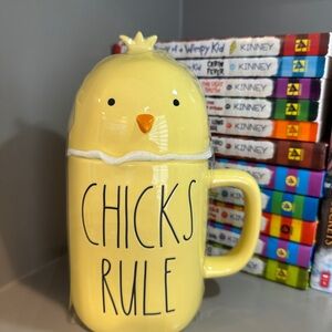 Yellow Ceramic Chick Mug - Chicks Rule